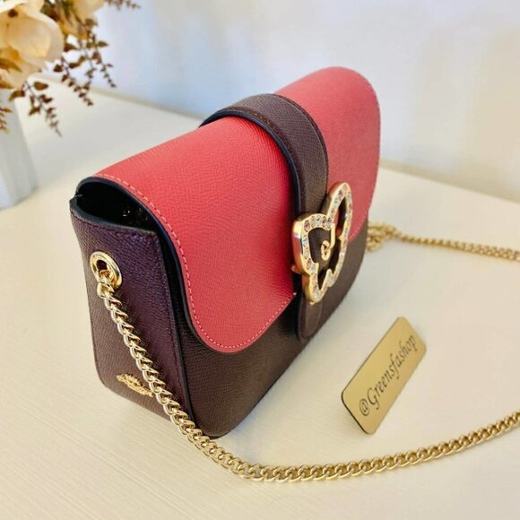 Coach purse Gemma Crossbody In Colorblock With Butterfly Buckle - Picture 6 of 12